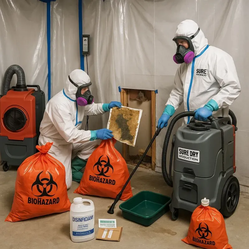Contaminated Water Handling Protocols process in Clearwater, KS